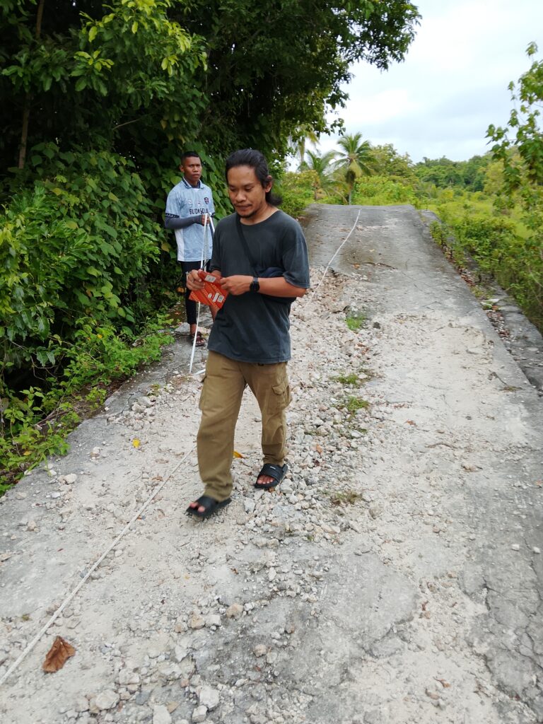 pengukuran jalan usaha tani yang di biayai oleh DD TAHUN 2026
