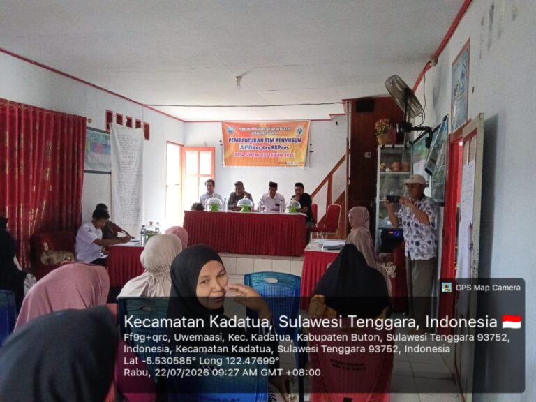 MUSYAWARAH PEMBENTUKAN TIM PENYUSUN RKP DAN APBDES